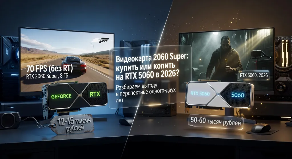 RTX 2060 Super в эпоху RTX 50: реальная математика покупки в 2026 году