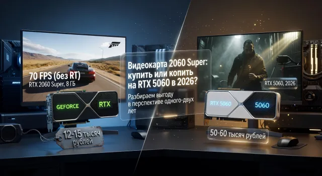 RTX 2060 Super в эпоху RTX 50: реальная математика покупки в 2026 году